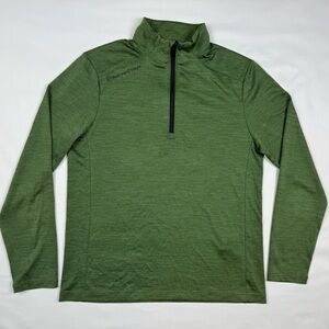 Vineyard Vines Mens On The Go Sankaty 1/4 Zip Sz Small Striped OTG Pullover B5